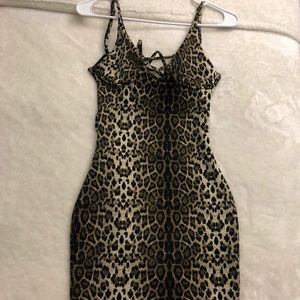 Not Wild Enough Leopard Print Mini Dress